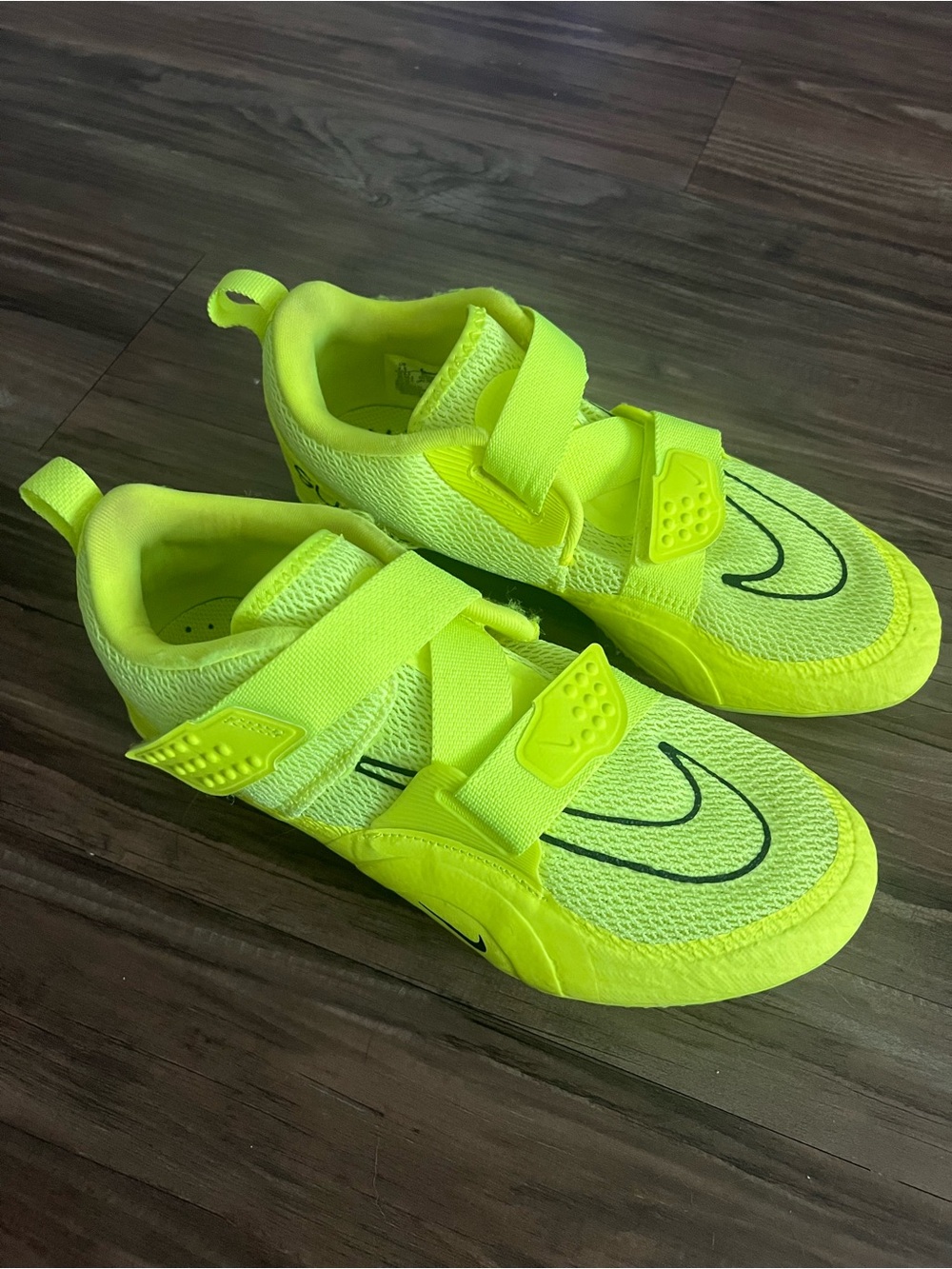 Nike Women’s Neon Yellow Peloton Clip-in Shoes